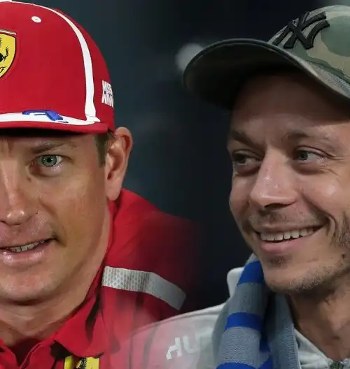 Kimi Raikkonen si sente come Valentino Rossi