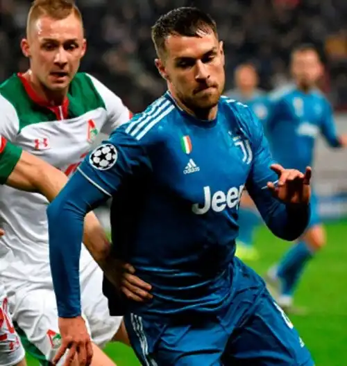 Juve a Roma senza Ramsey