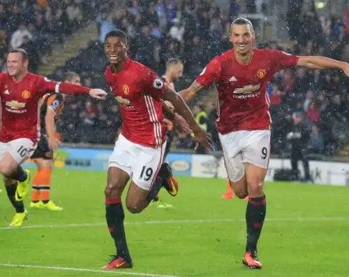 Rashford salva Ibra e Pogba