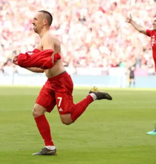 Bayern campione, Ribery in lacrime