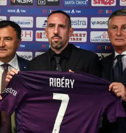 Ribery alla Fiorentina commuove Pradè