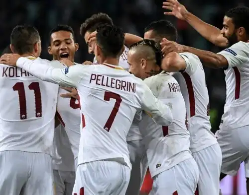 Qarabag-Roma 1-2 con terribile brivido nel finale