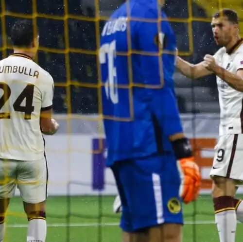 Europa League, la Roma rimonta e batte lo Young Boys