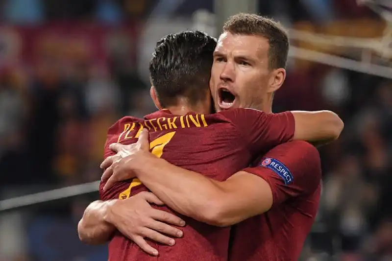 La squadra di Di Francesco ne fa tre ai russi: doppio Dzeko.