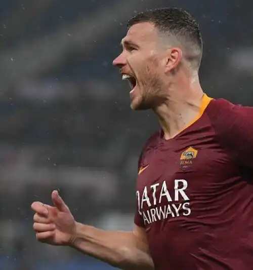 La Roma vede la Champions, Dzeko incredulo