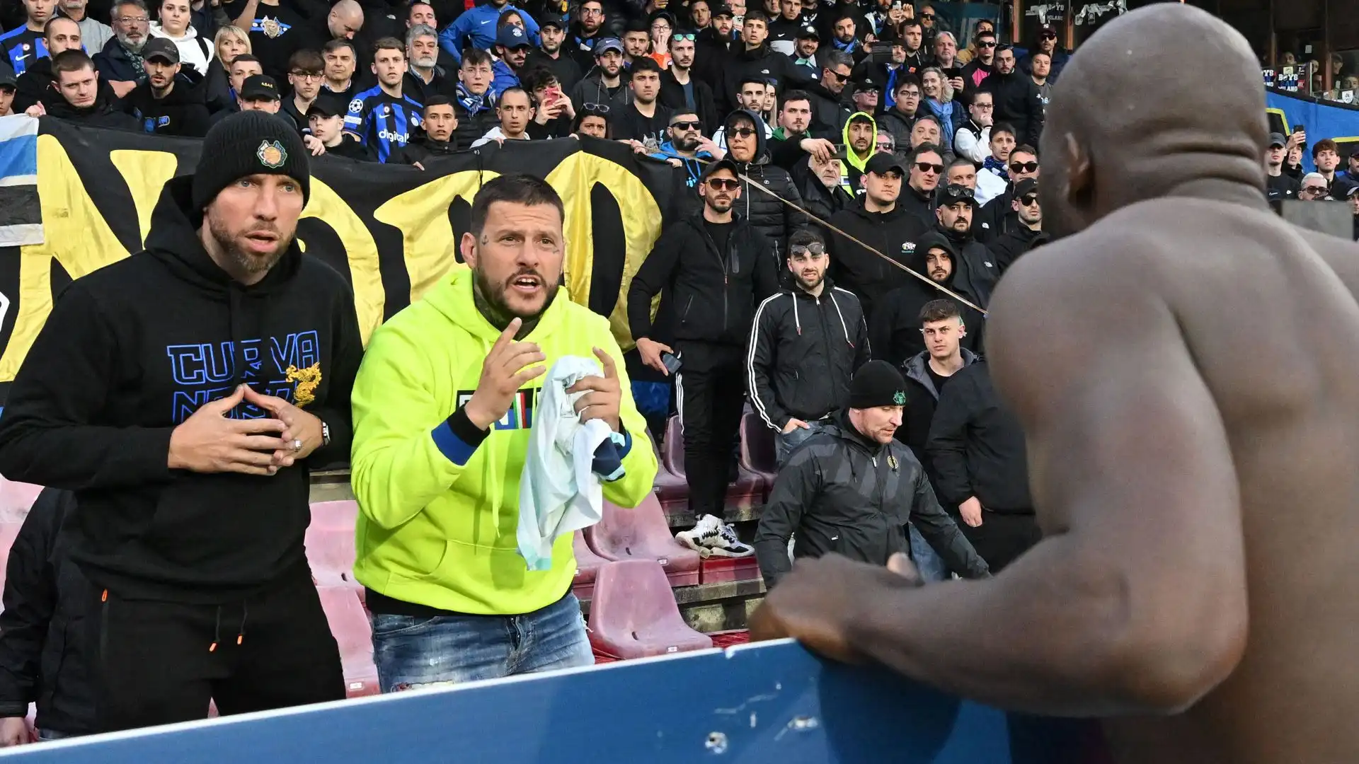 A fine gara Lukaku è andato a parlare con i tifosi dell'Inter