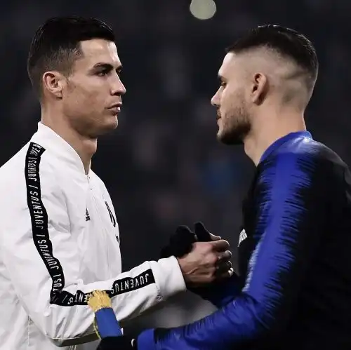 Mercato Juve: voci su Mauro Icardi dopo il post di Cristiano Ronaldo