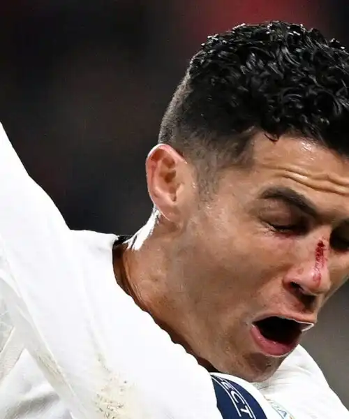 Cristiano Ronaldo: prima lo spavento, poi il sorriso. Ma il gol non arriva