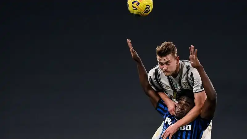 1-1 tra Juventus e Atalanta all'Allianz Stadium.