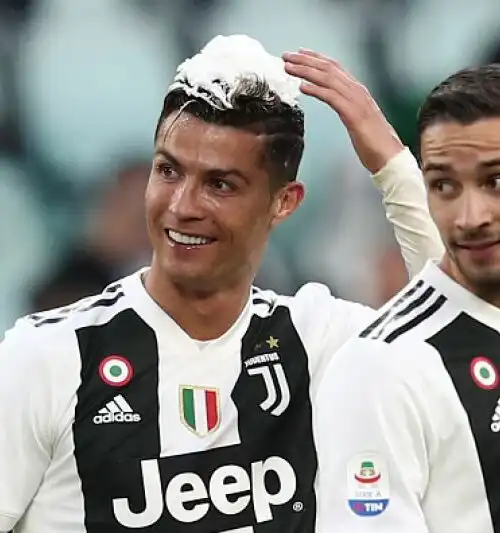 Juventus campione dItalia, linsolito festeggiamento di Ronaldo