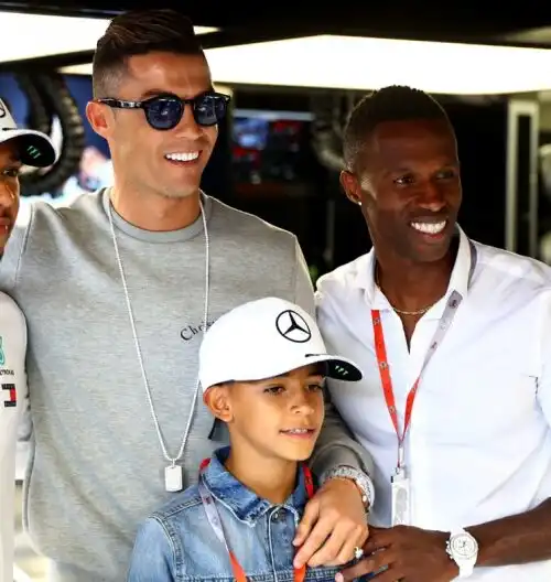 Lewis Hamilton ha ospitato Cristiano Ronaldo