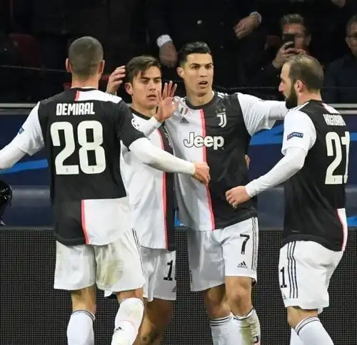La Juventus sfonda nella ripresa: Ronaldo-Higuain, Bayer ko