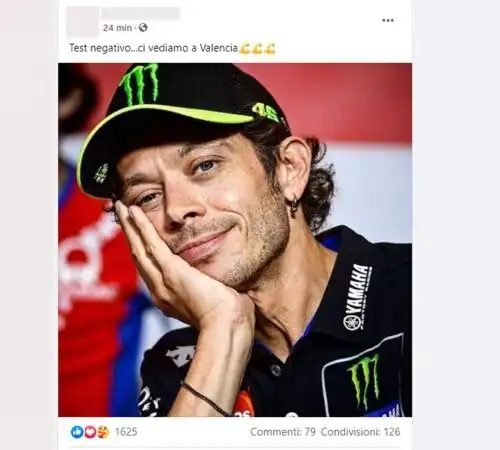 Valentino Rossi vittima di una fake news