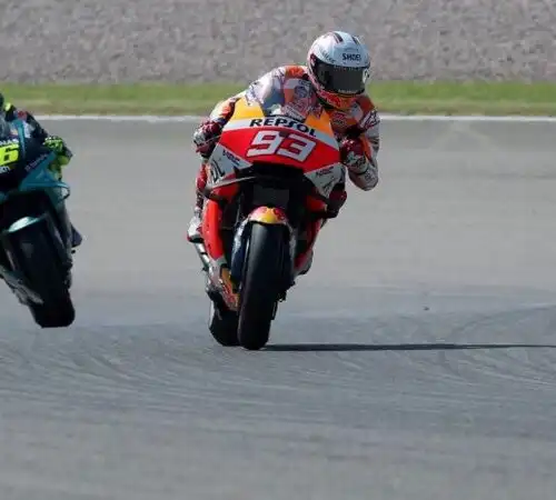 Marc Marquez sente già la mancanza di Valentino Rossi