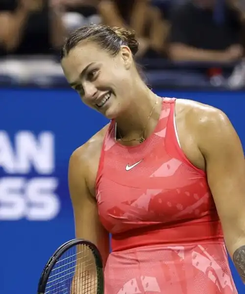 Aryna Sabalenka sconfitta, lacrime e sorrisi: le foto