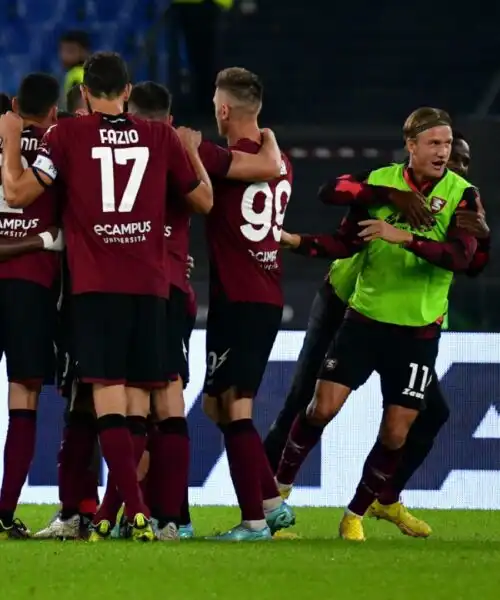 La Lazio crolla nella ripresa, la Salernitana sbanca l’Olimpico