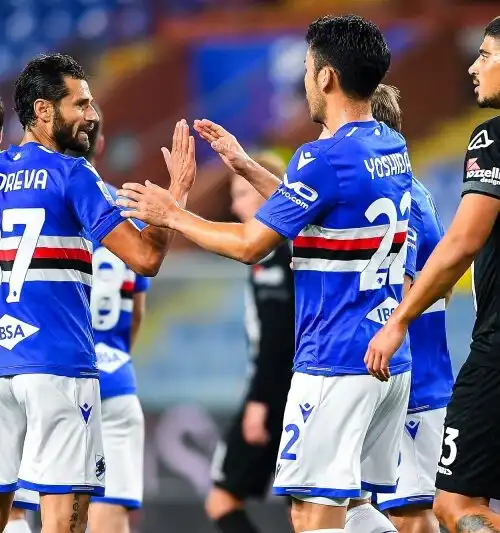 Serie A, la Sampdoria torna alla vittoria: battuto lo Spezia