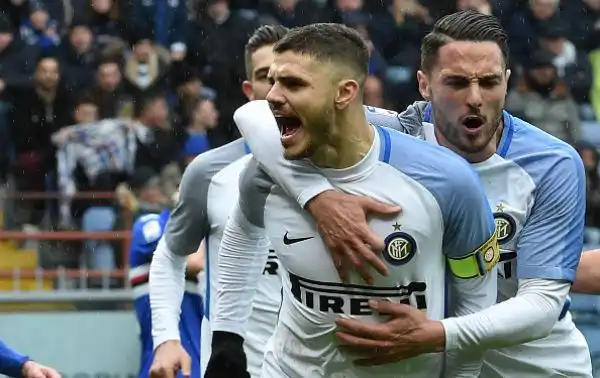 L'Inter travolge per 5-0 la Sampdoria nell'anticipo delle 12.30 della ventinovesima giornata di serie A. Capitan Icardi si risveglia dal letargo e con quattro reti trascina i nerazzurri alla vittoria.