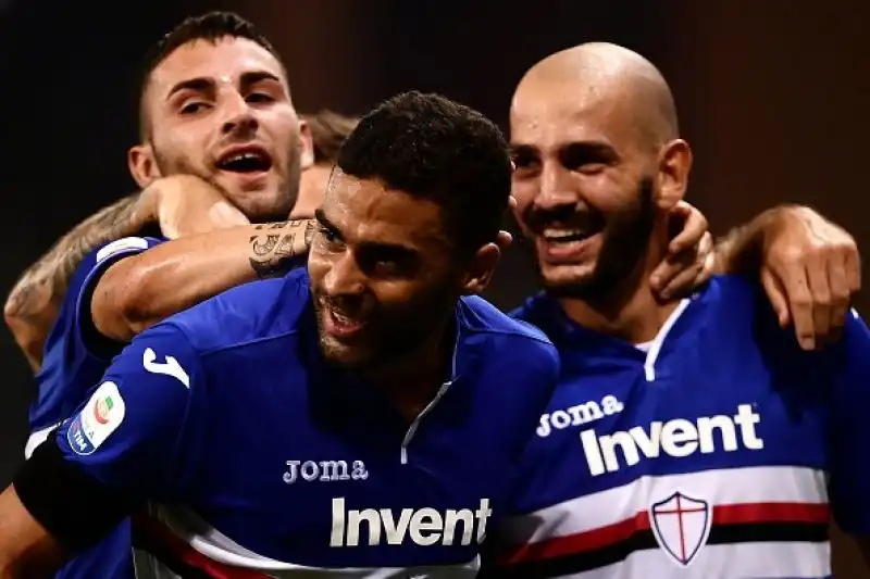 Un bolide di Defrel porta in vantaggio i padroni di casa, poi ancora Defrel per il raddoppio e infine Quagliarella nella ripresa chiude i conti con un gran gol.