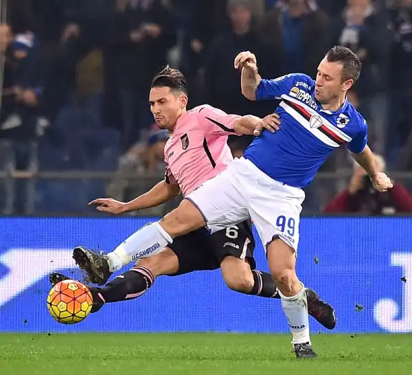 La Sampdoria torna alla vittoria con i gol di Soriano e Ivan, è la prima della gestione Montella. Sospiro di sollievo per i liguri, che superano un Palermo mai realmente all'altezza.