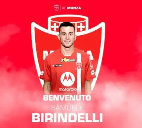 Il Monza ufficializza l’acquisto di Samuele Birindelli