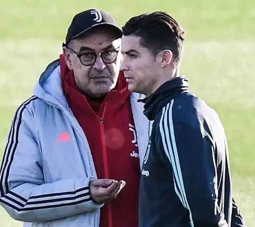 Sarri fa un annuncio su Cristiano Ronaldo