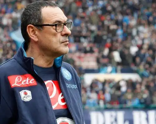 Sarri si consola: “Testa al campionato”