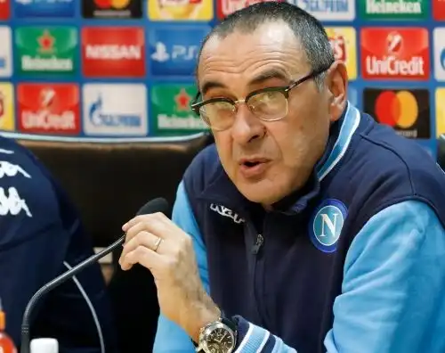 Sarri: “Napoli, non facciamo calcoli”