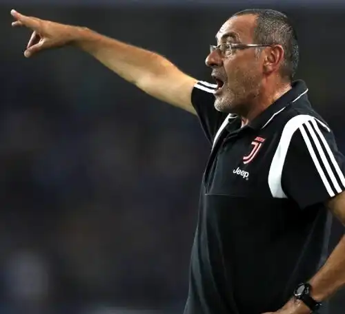 Maurizio Sarri diserta la prova generale