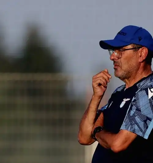 Lazio, Maurizio Sarri non molla la presa