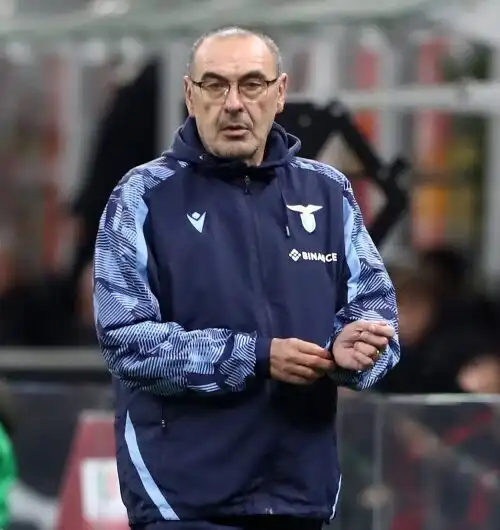 Lazio, Sarri sbotta: “E’ una bestemmia, una rottura di c…”