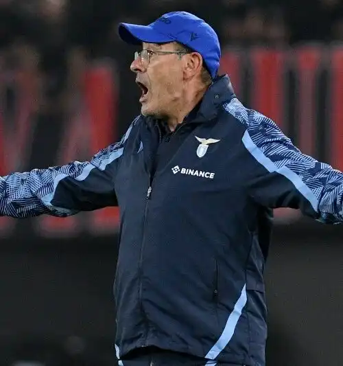 Lazio, Maurizio Sarri polemico con l’arbitro Guida