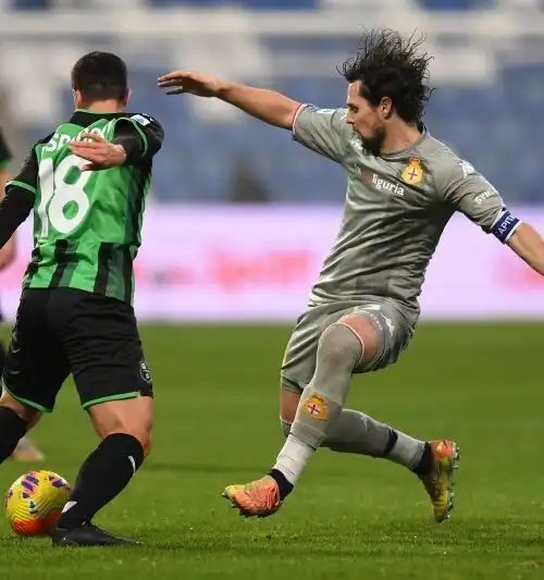 Serie A, termina in parità la sfida fra Sassuolo e Genoa