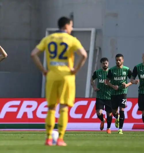 Sassuolo, pirotecnico 3-2 per l’ottavo posto