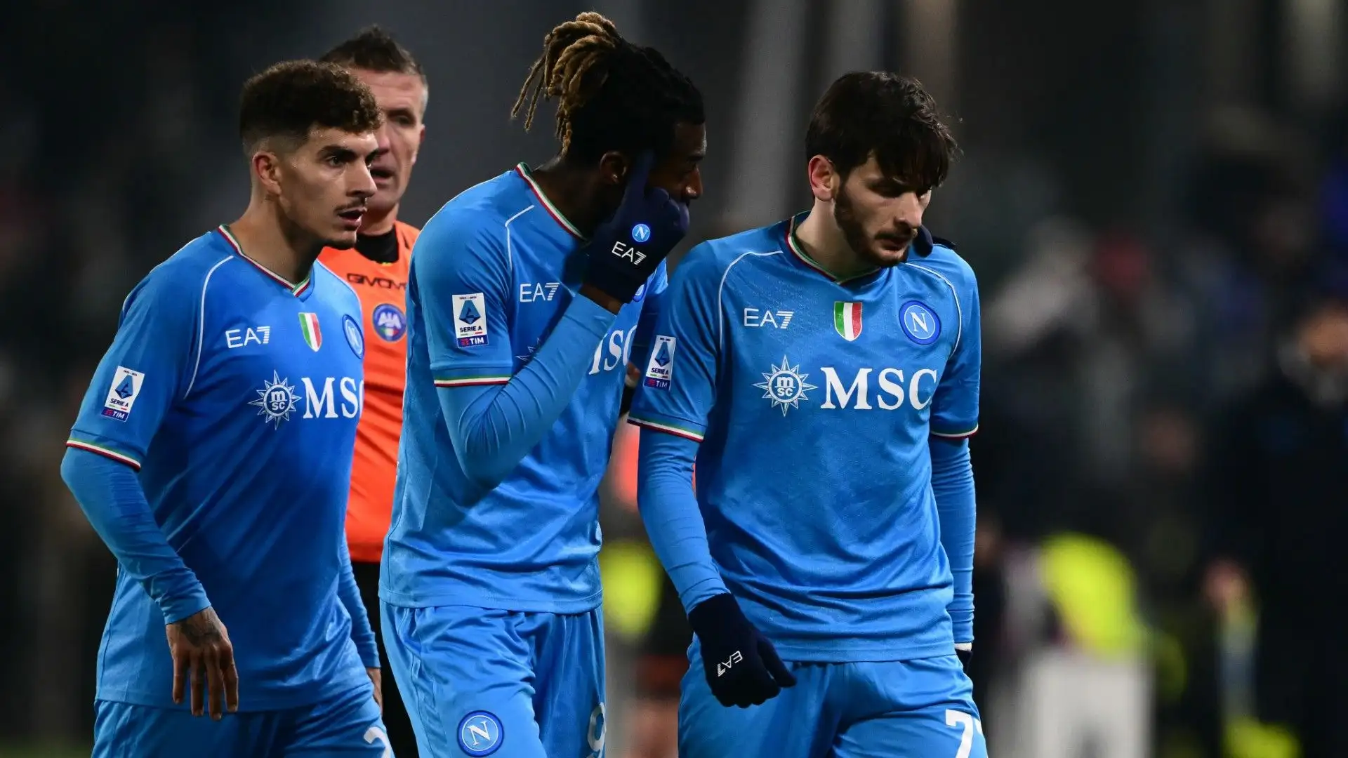 La squadra partenopea sta vivendo un momento molto complicato
