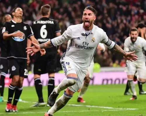Sergio Ramos salva ancora il Real Madrid