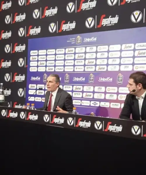 Sergio Scariolo: “Contenti per la vittoria e merito al Verona”