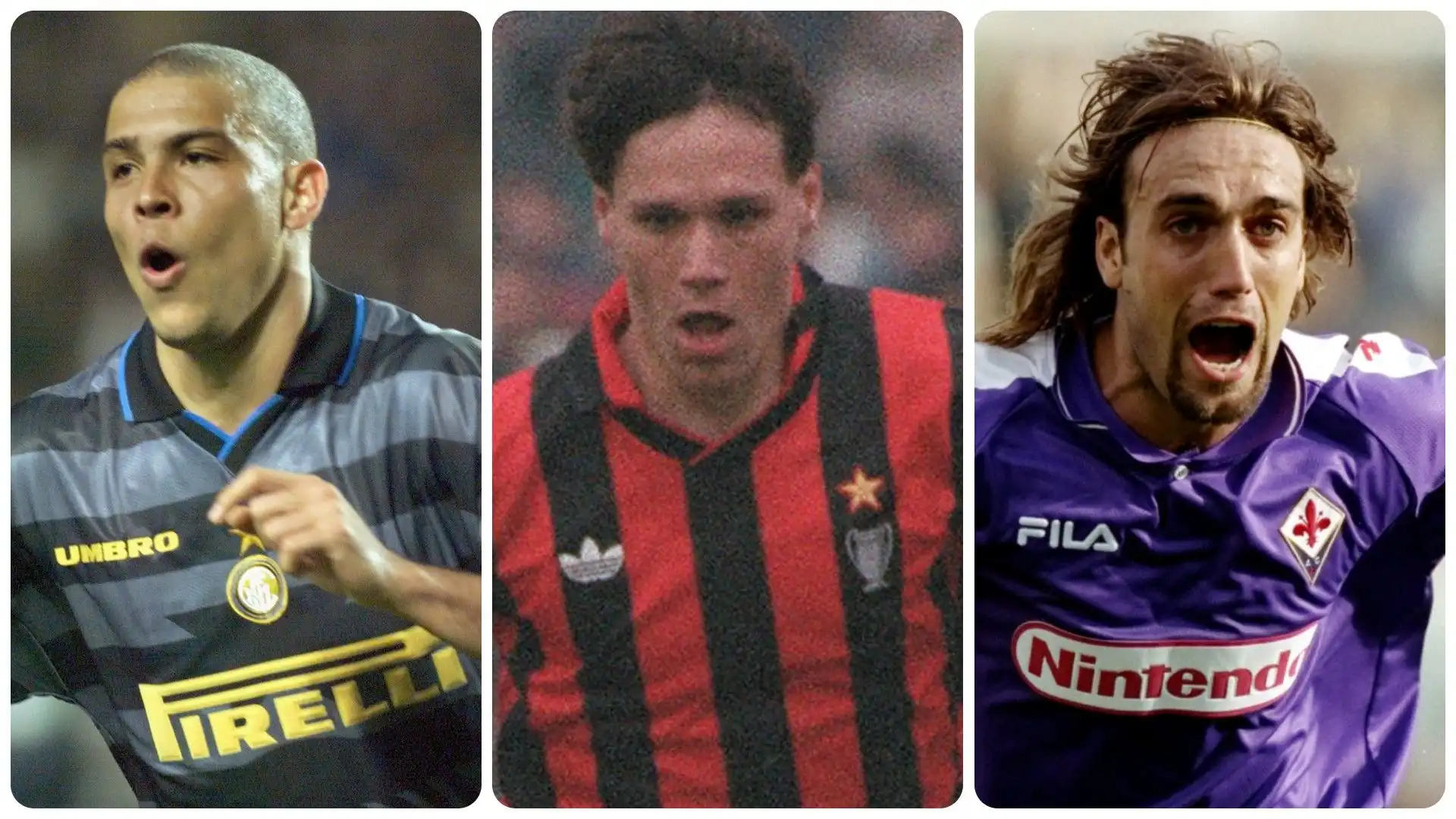 Serie A: gli attaccanti più rappresentativi degli anni '90. Foto. Fonte: 90min
