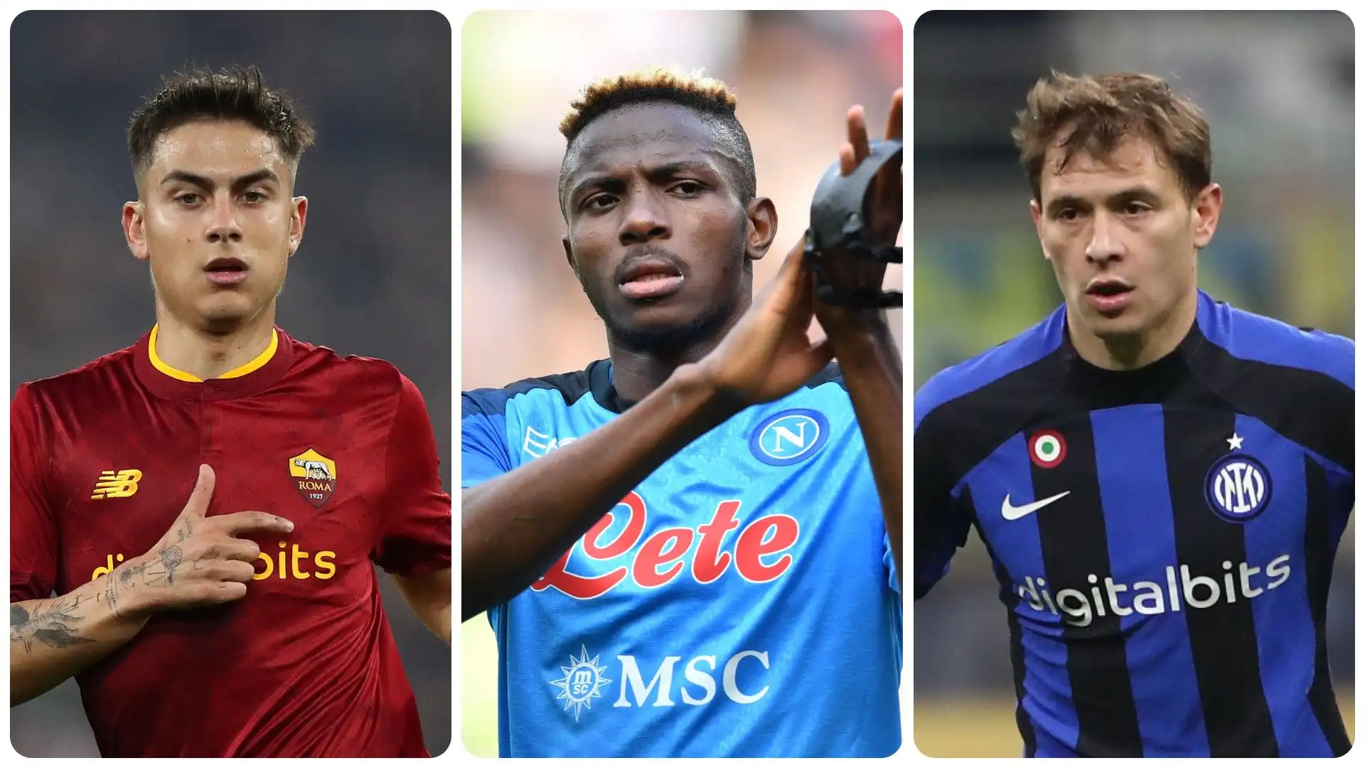 Serie A: i migliori calciatori di questo campionato. Foto. Fonte: Opta
