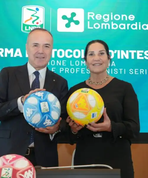 Serie B, accordo con Regione Lombardia