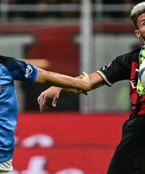 Sfida al vertice in Serie A tra Milan e Napoli. Le foto del match