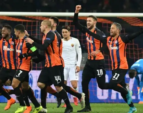 Champions, la Roma dura un tempo: vince lo Shakhtar