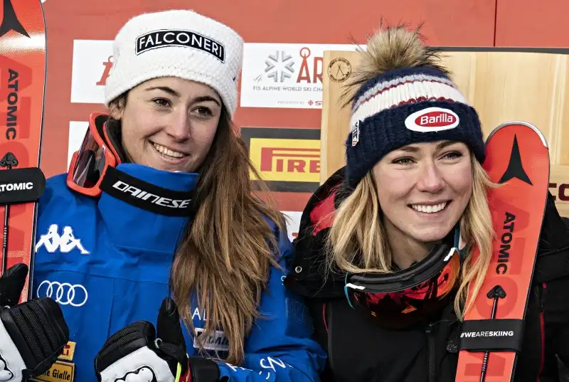 Sofia Goggia: il gesto commuove Mikaela Shiffrin