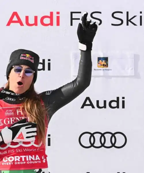 Sofia Goggia, dedica speciale dopo il trionfo di Cortina