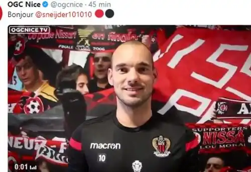 Il Nizza regala il 10 a Sneijder