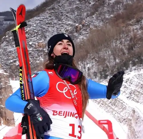 Sofia Goggia vola in Valle d’Aosta con tre Azzurre