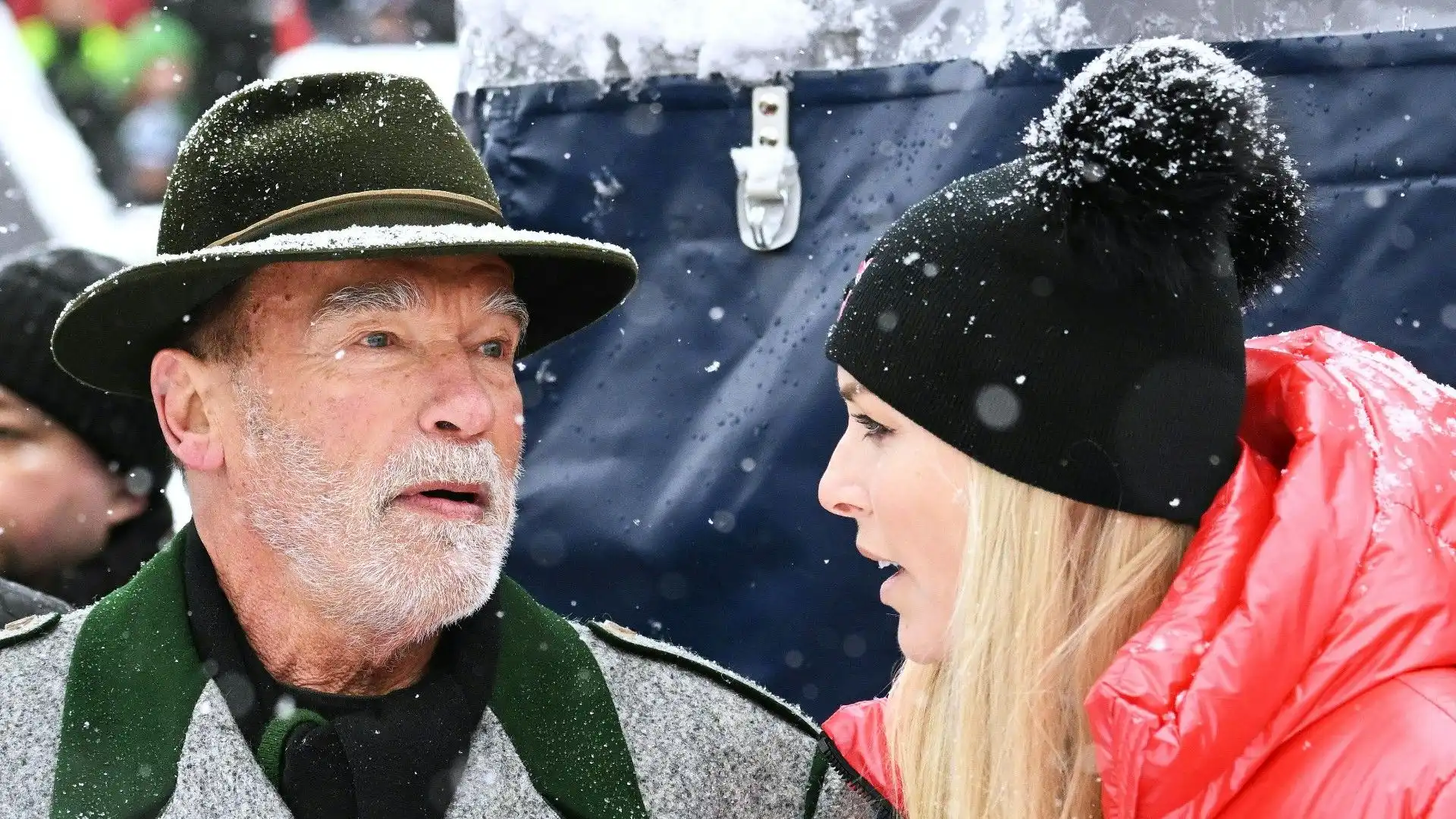 Sorpresa in Austria: con Lindsey Vonn c'è Arnold Schwarzenegger! Le foto