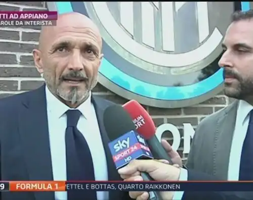 Luciano Spalletti: “L’Inter è una luce abbagliante”