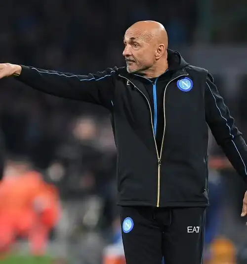 Napoli, Luciano Spalletti non nasconde il dispiacere