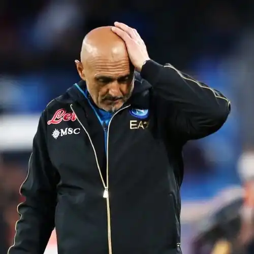 Napoli, addio Scudetto: Luciano Spalletti ci va giù pesante